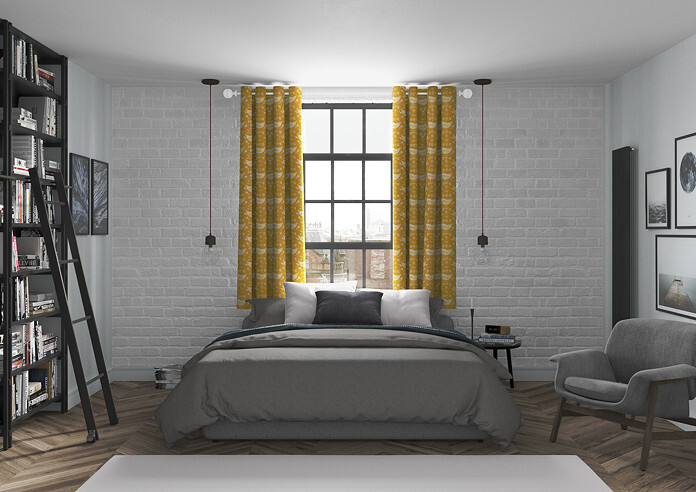 Narvik, Ochre - Made to Measure Curtains - Image 5